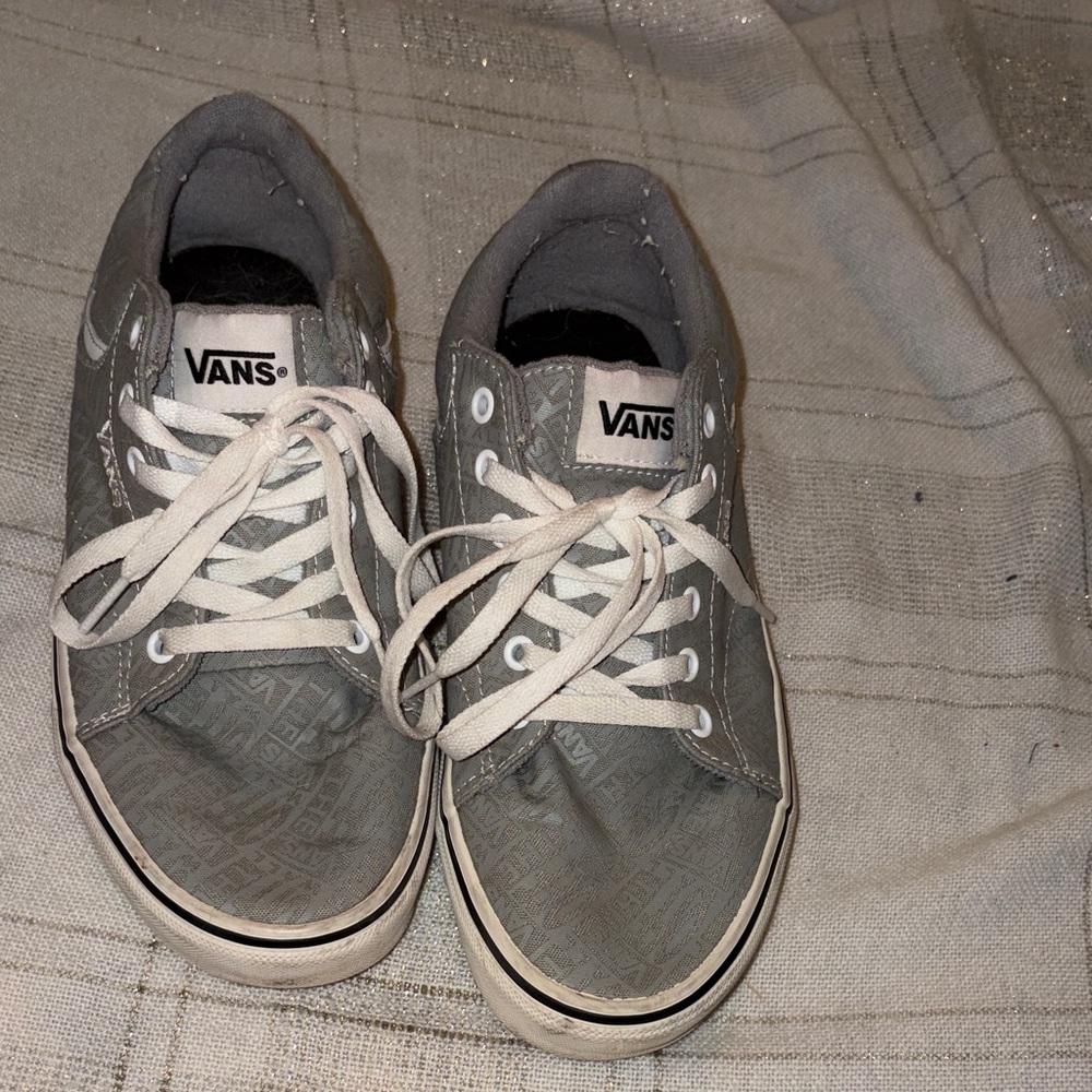 Vans Classic Gray Lace-Up Sneakers